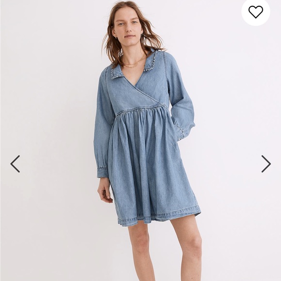 Madewell Dresses & Skirts - NWT Madewell faux wrap denim dress